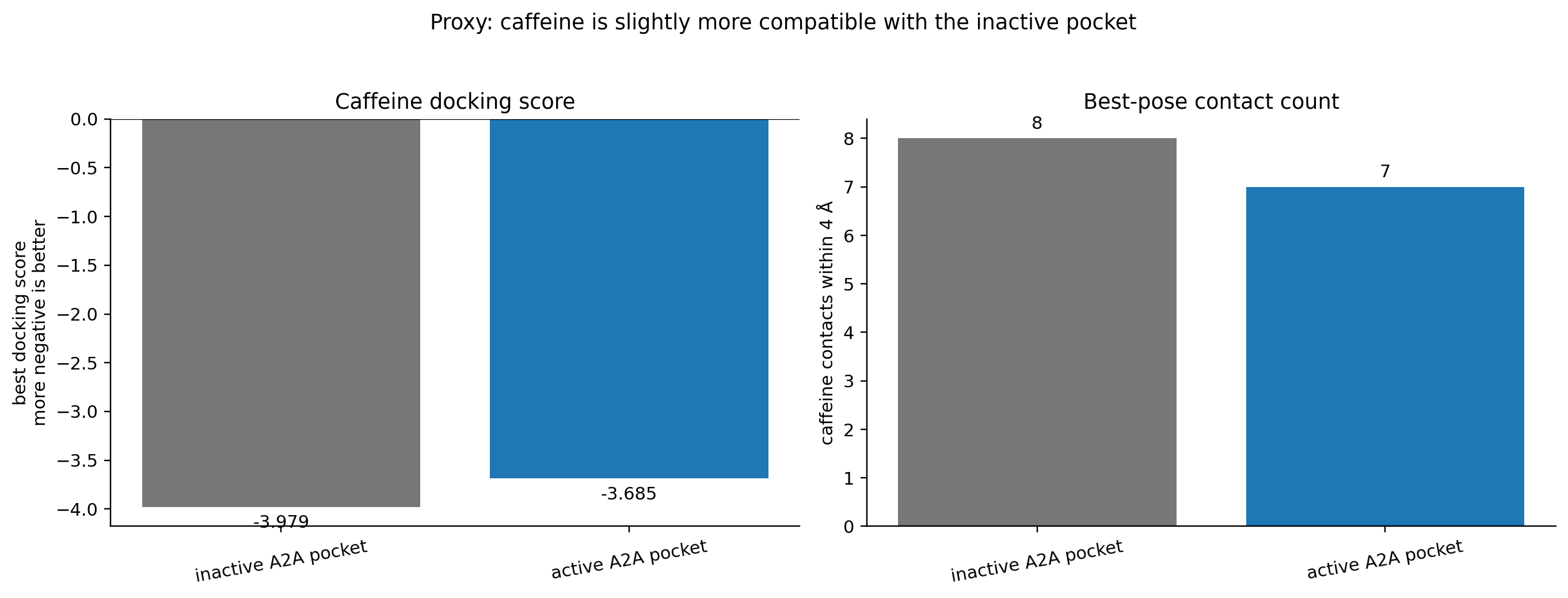 Active vs inactive structural proxy